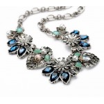 Botanica Floral & Pearls Statement Necklace
